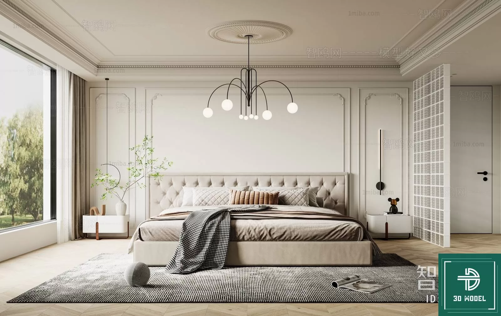 BEDROOM – 3DS MAX MODELS – 279 – PRO BEDROOM – 3DS MAX MODELS – 279 – PRO