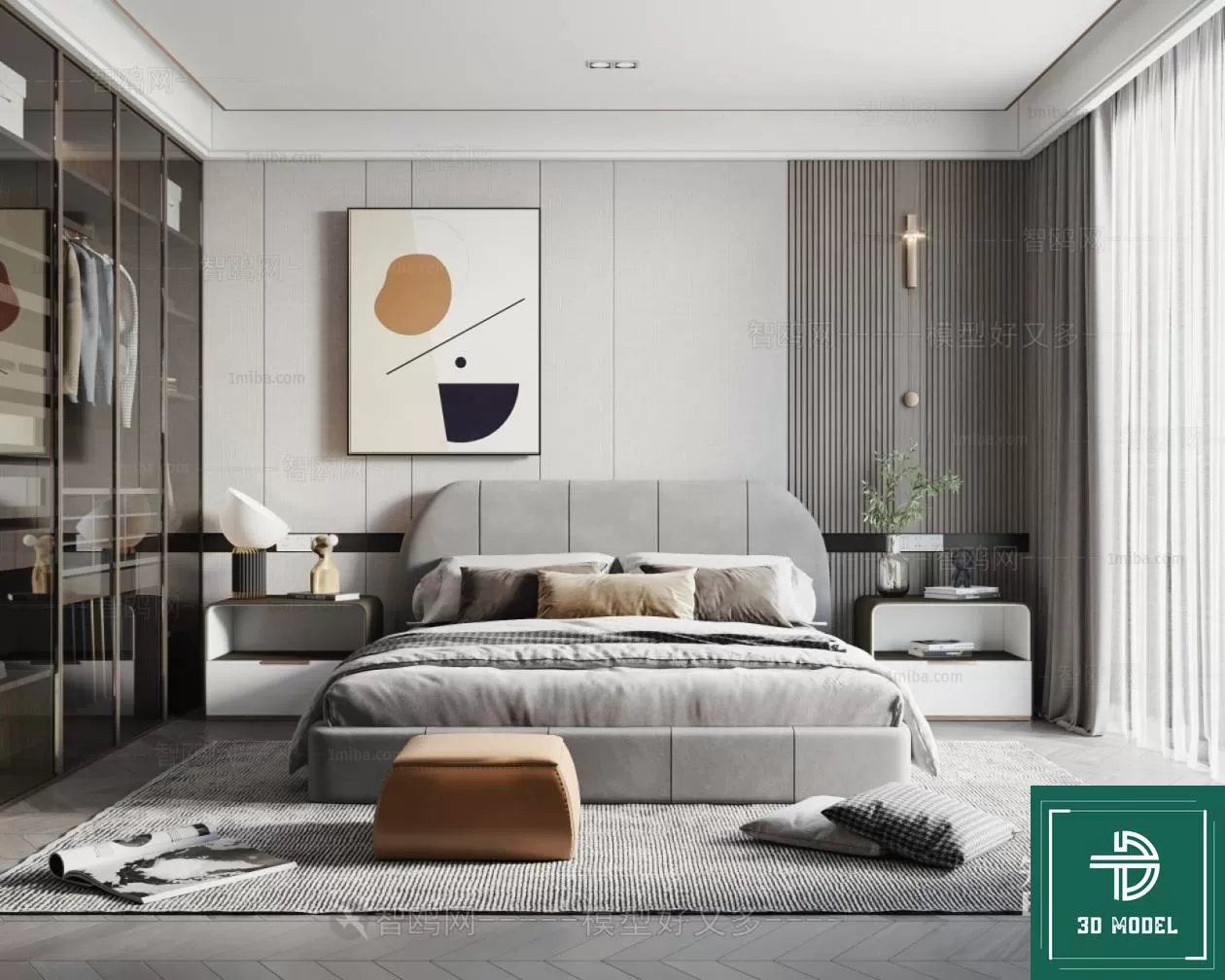 BEDROOM – 3DS MAX MODELS – 281 – PRO BEDROOM – 3DS MAX MODELS – 281 – PRO