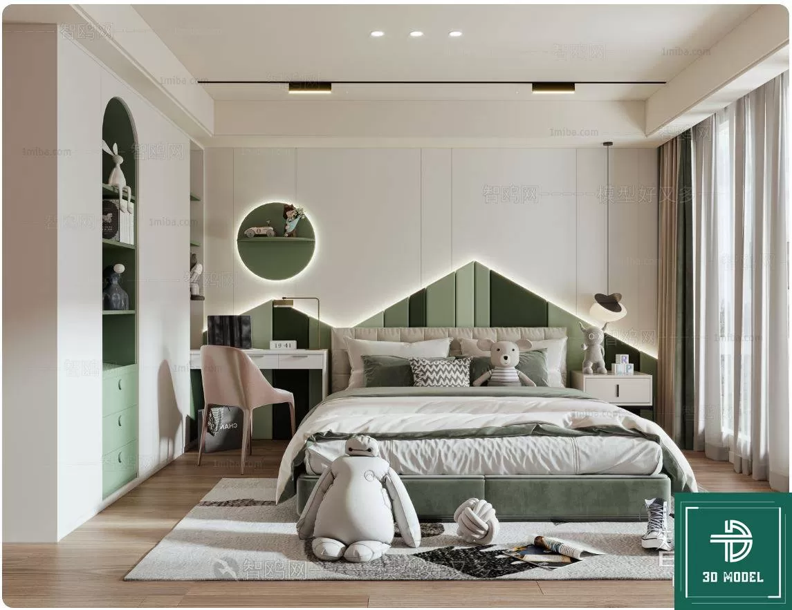 BEDROOM – 3DS MAX MODELS – 296 – PRO BEDROOM – 3DS MAX MODELS – 296 – PRO