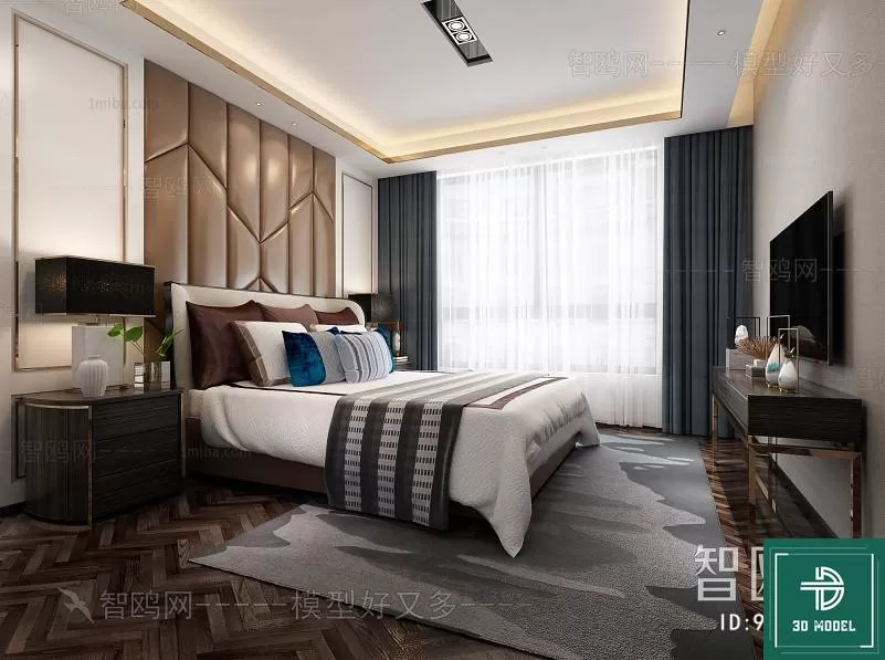 BEDROOM – 3DS MAX MODELS – 298 – PRO BEDROOM – 3DS MAX MODELS – 298 – PRO