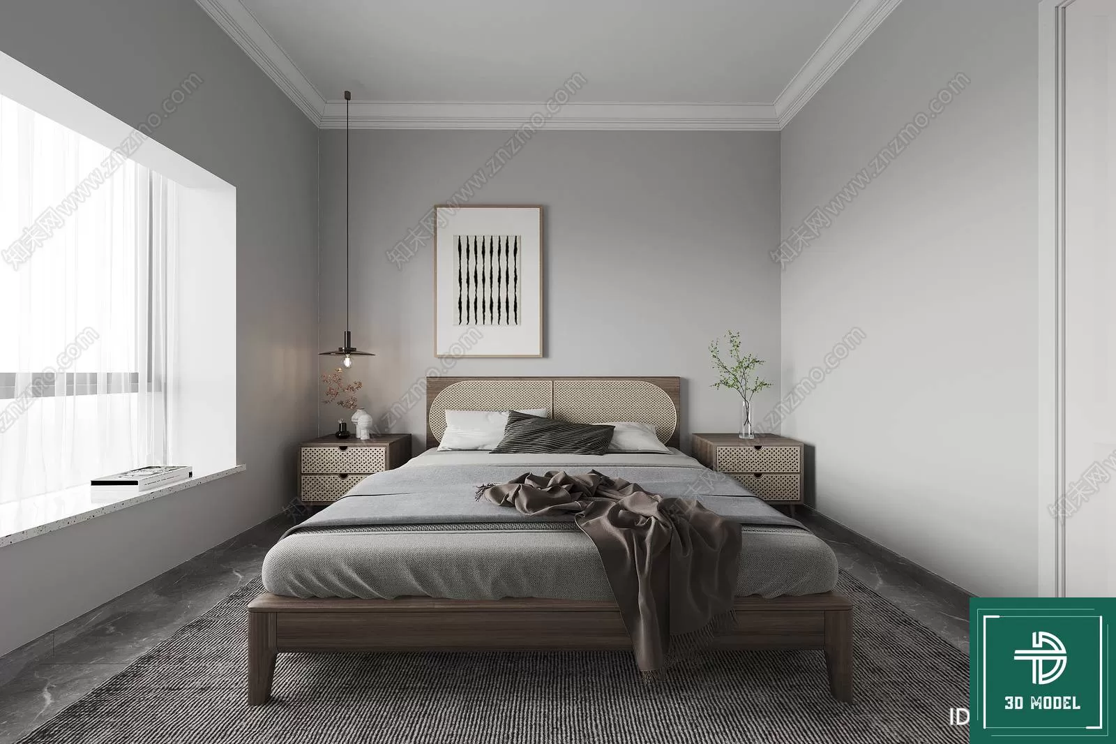 BEDROOM – 3DS MAX MODELS – 302 – PRO BEDROOM – 3DS MAX MODELS – 302 – PRO