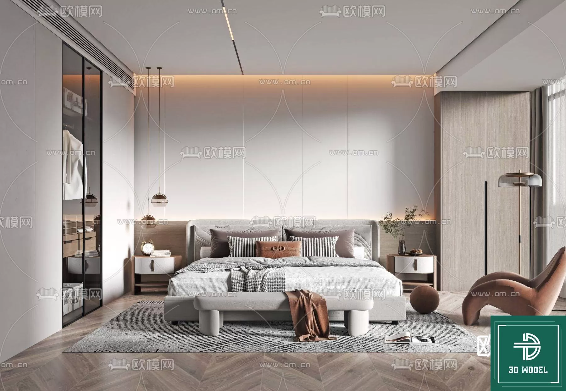 BEDROOM – 3DS MAX MODELS – 310 – PRO BEDROOM – 3DS MAX MODELS – 310 – PRO