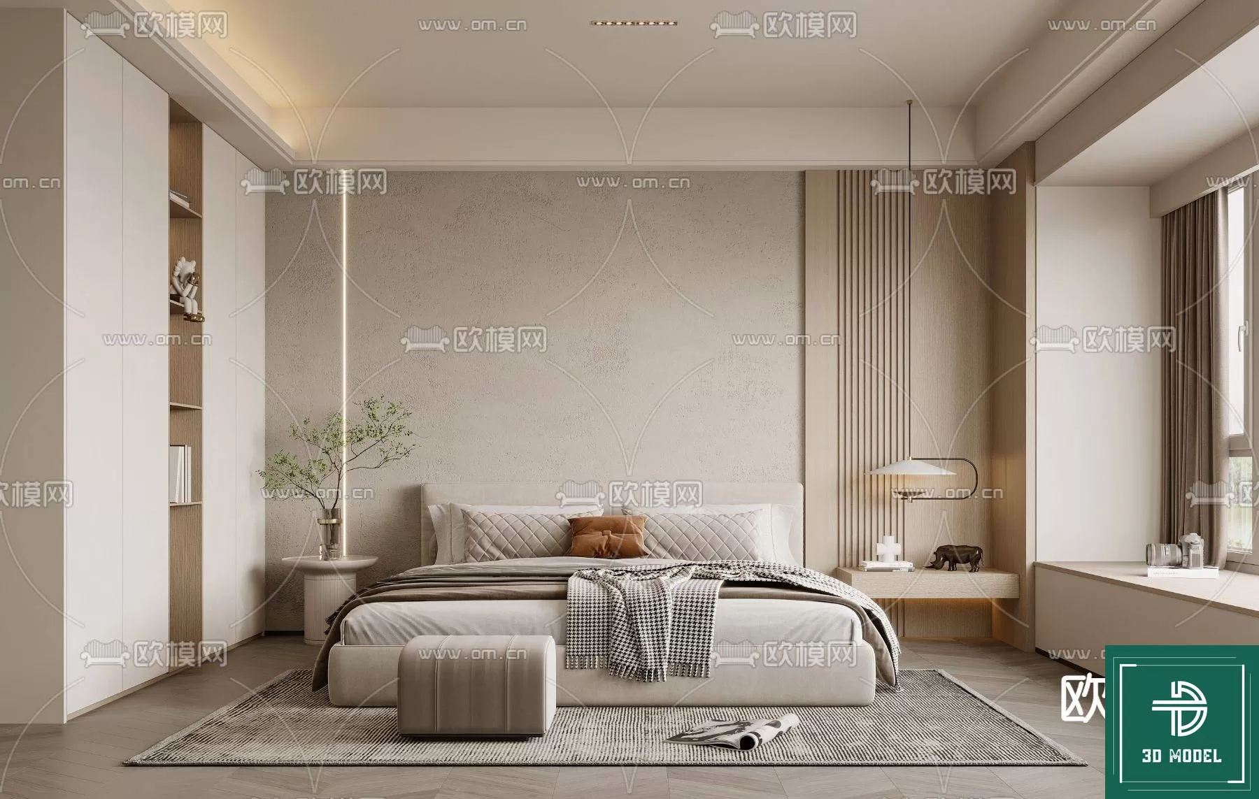 BEDROOM – 3DS MAX MODELS – 314 – PRO BEDROOM – 3DS MAX MODELS – 314 – PRO