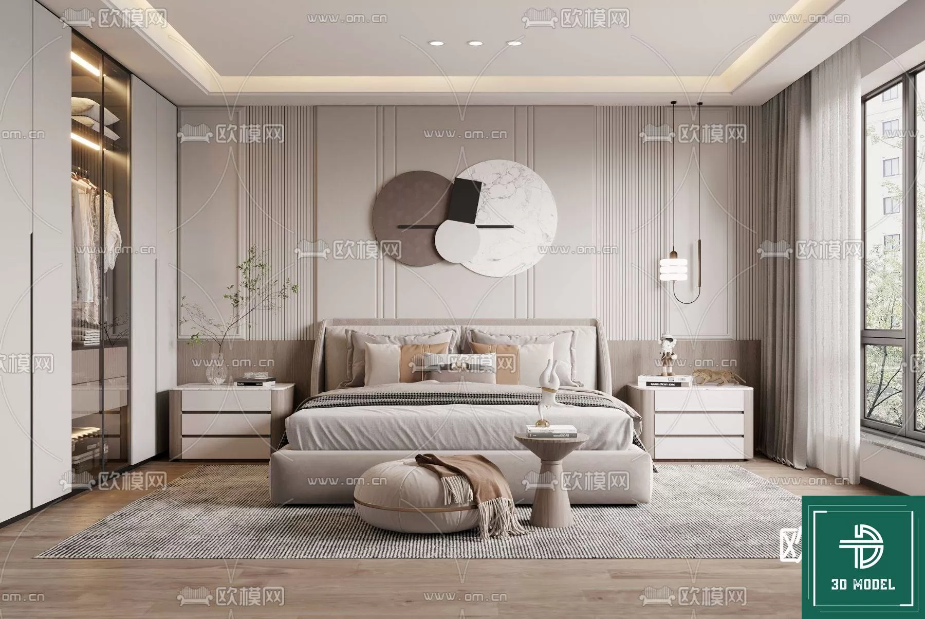 BEDROOM – 3DS MAX MODELS – 328 – PRO BEDROOM – 3DS MAX MODELS – 328 – PRO