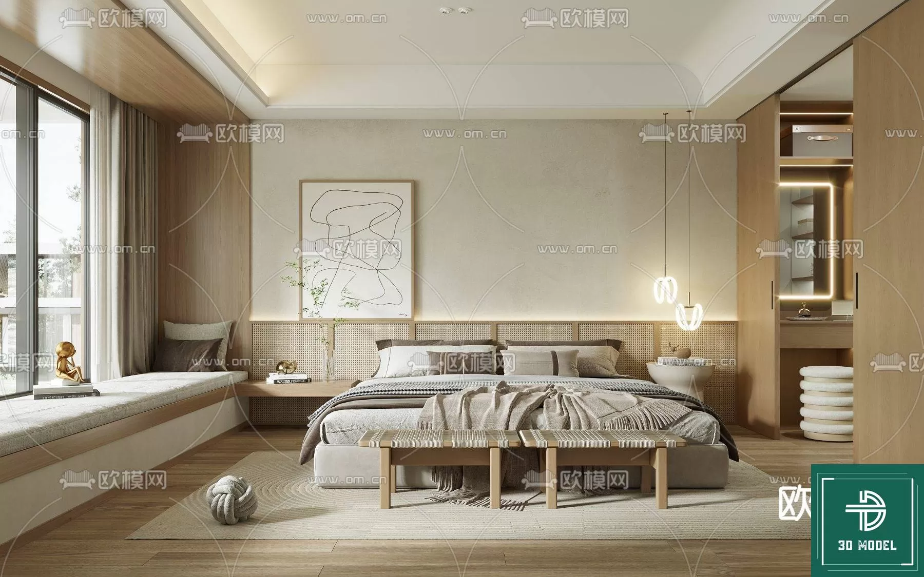 BEDROOM – 3DS MAX MODELS – 333 – PRO BEDROOM – 3DS MAX MODELS – 333 – PRO