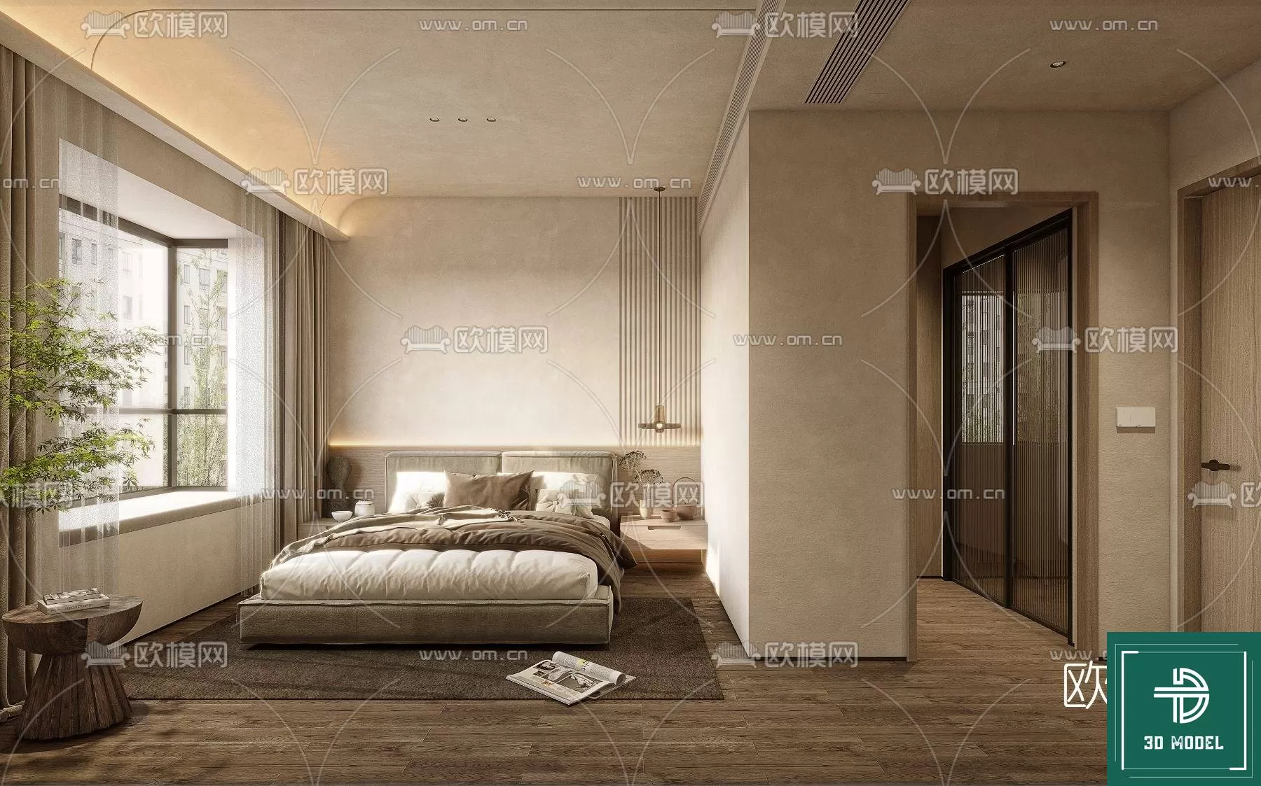 BEDROOM – 3DS MAX MODELS – 337 – PRO BEDROOM – 3DS MAX MODELS – 337 – PRO
