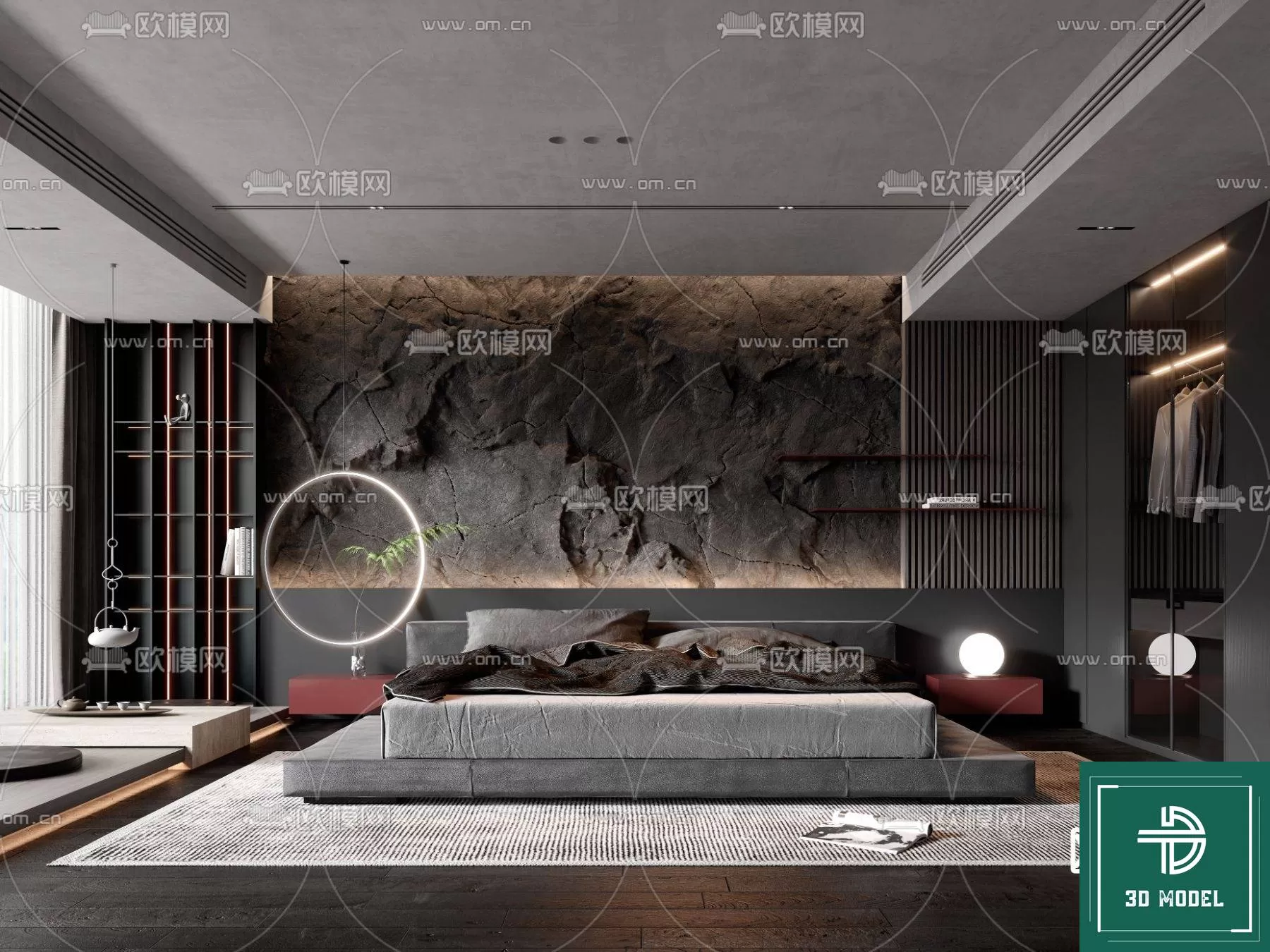 BEDROOM – 3DS MAX MODELS – 342 – PRO BEDROOM – 3DS MAX MODELS – 342 – PRO