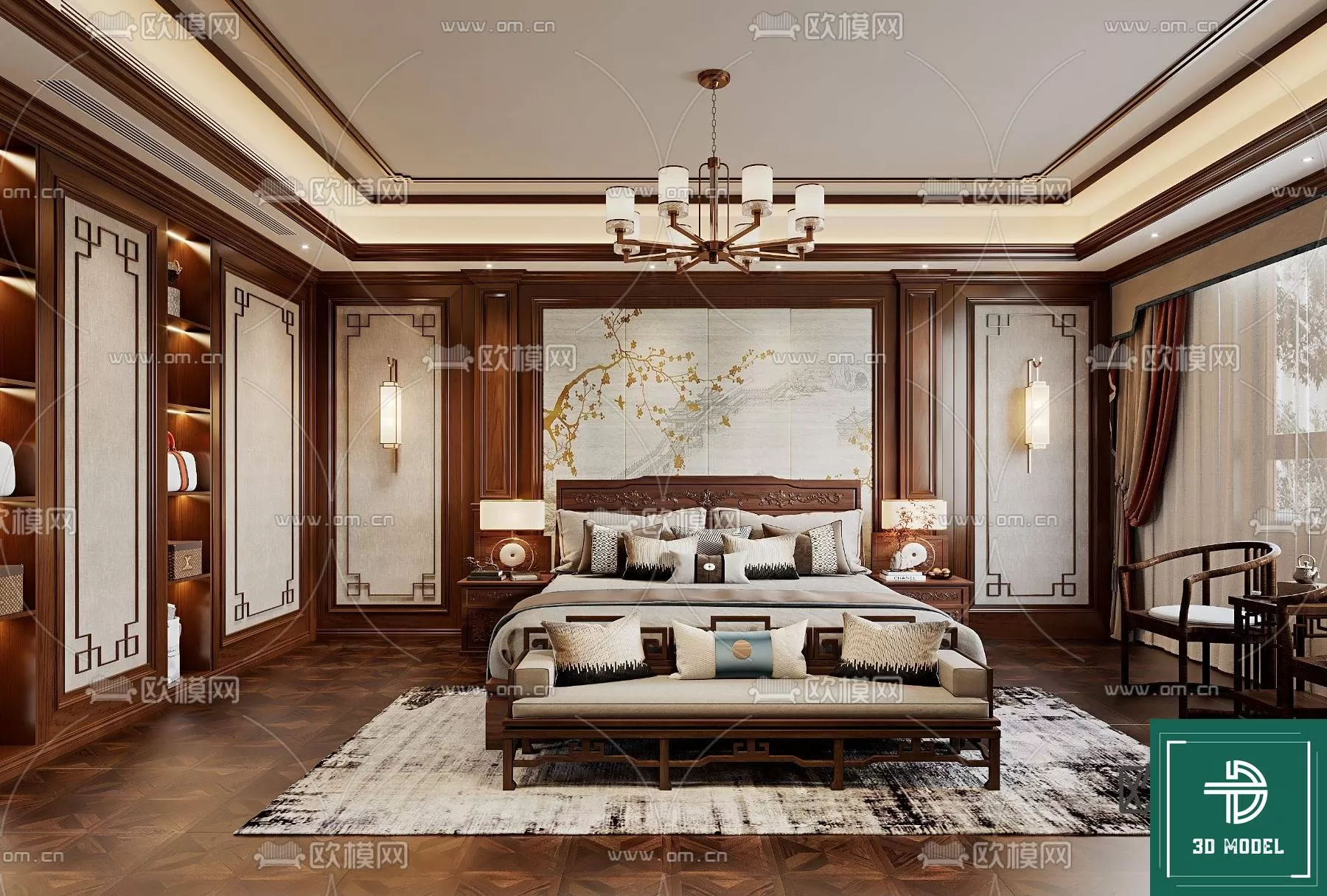 BEDROOM – 3DS MAX MODELS – 353 – PRO BEDROOM – 3DS MAX MODELS – 353 – PRO