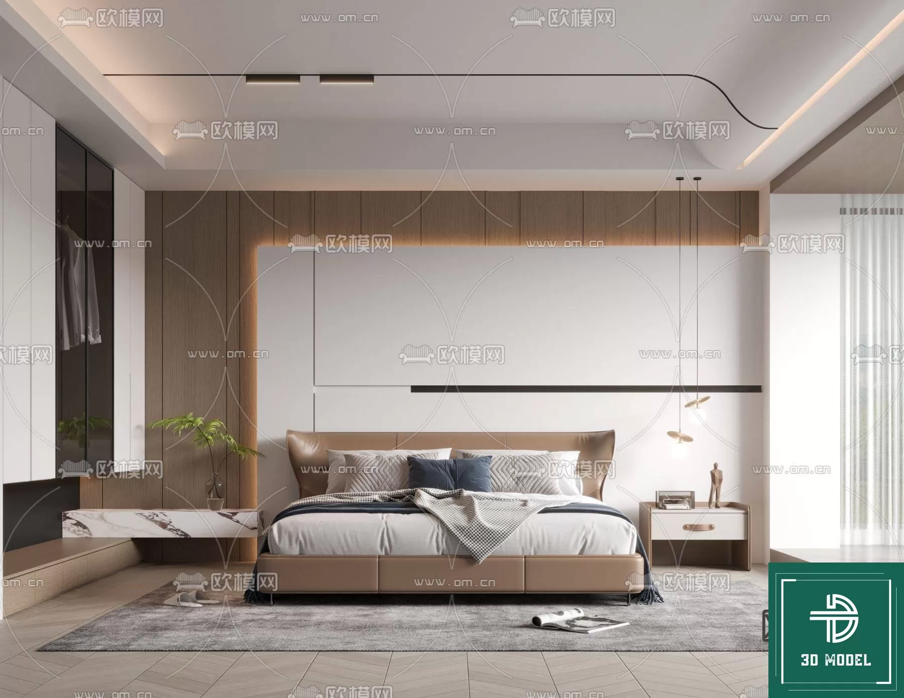 BEDROOM – 3DS MAX MODELS – 355 – PRO BEDROOM – 3DS MAX MODELS – 355 – PRO