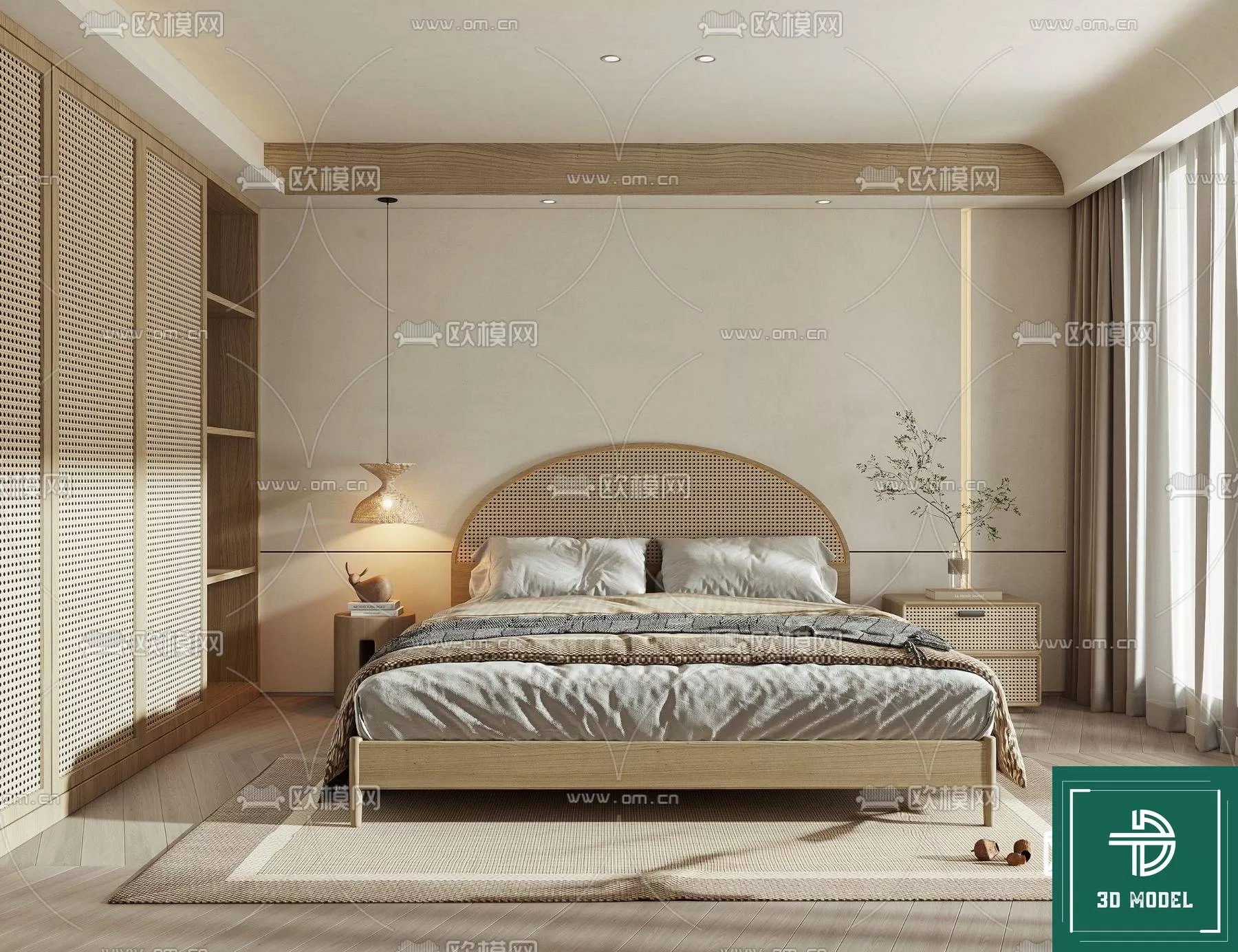 BEDROOM – 3DS MAX MODELS – 358 – PRO BEDROOM – 3DS MAX MODELS – 358 – PRO