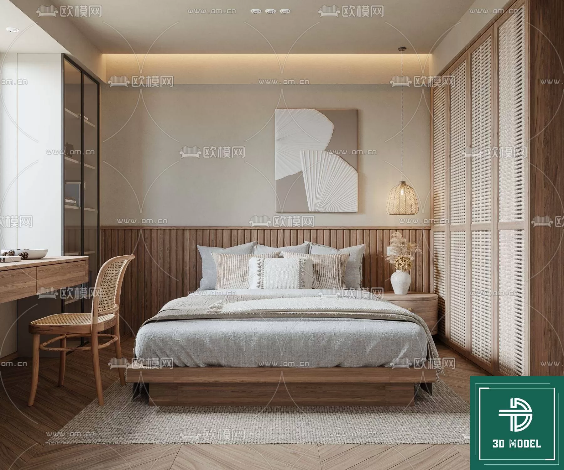 BEDROOM – 3DS MAX MODELS – 364 – PRO BEDROOM – 3DS MAX MODELS – 364 – PRO