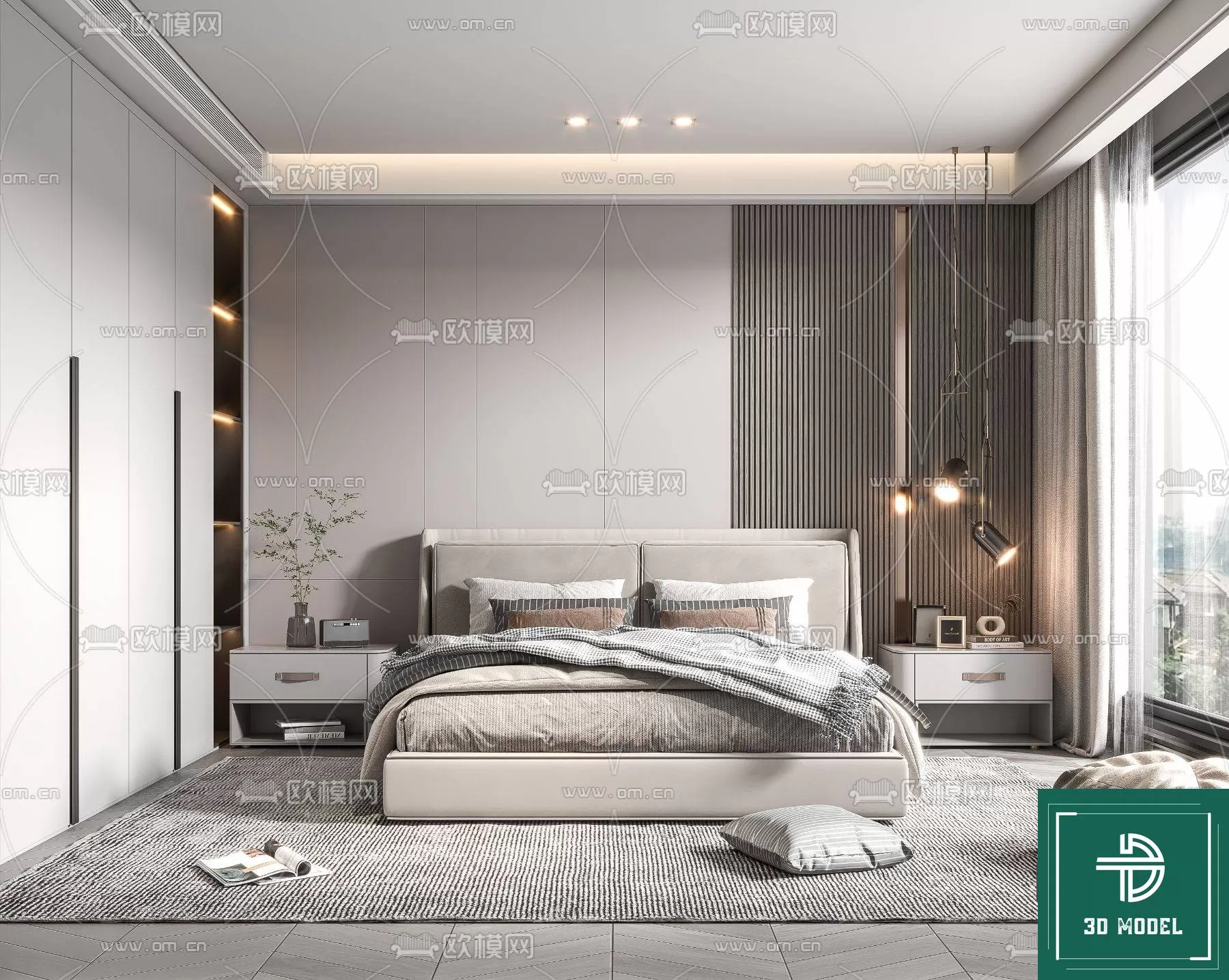 BEDROOM – 3DS MAX MODELS – 365 – PRO BEDROOM – 3DS MAX MODELS – 365 – PRO