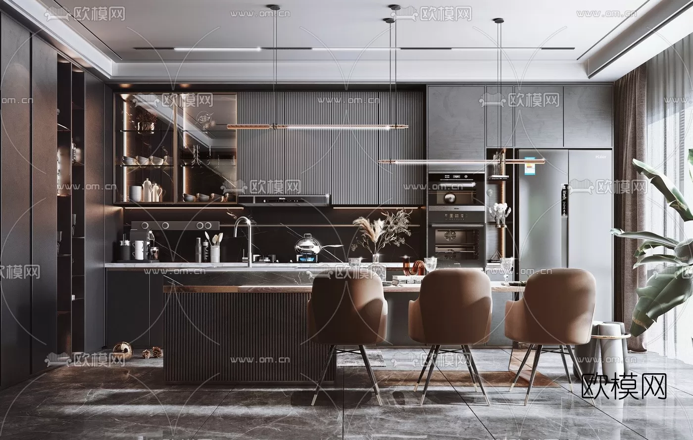 KITCHEN – 3D BLOCKS – 002 – PRO