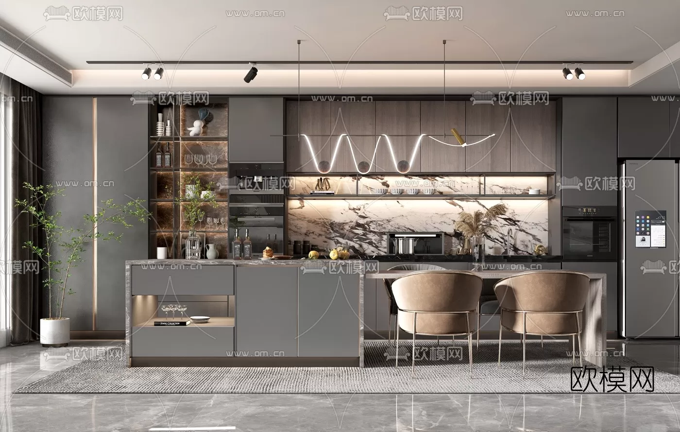 KITCHEN – 3D BLOCKS – 003 – PRO