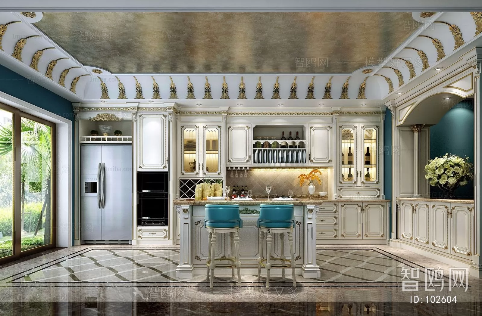 KITCHEN – 3D BLOCKS – 005 – PRO