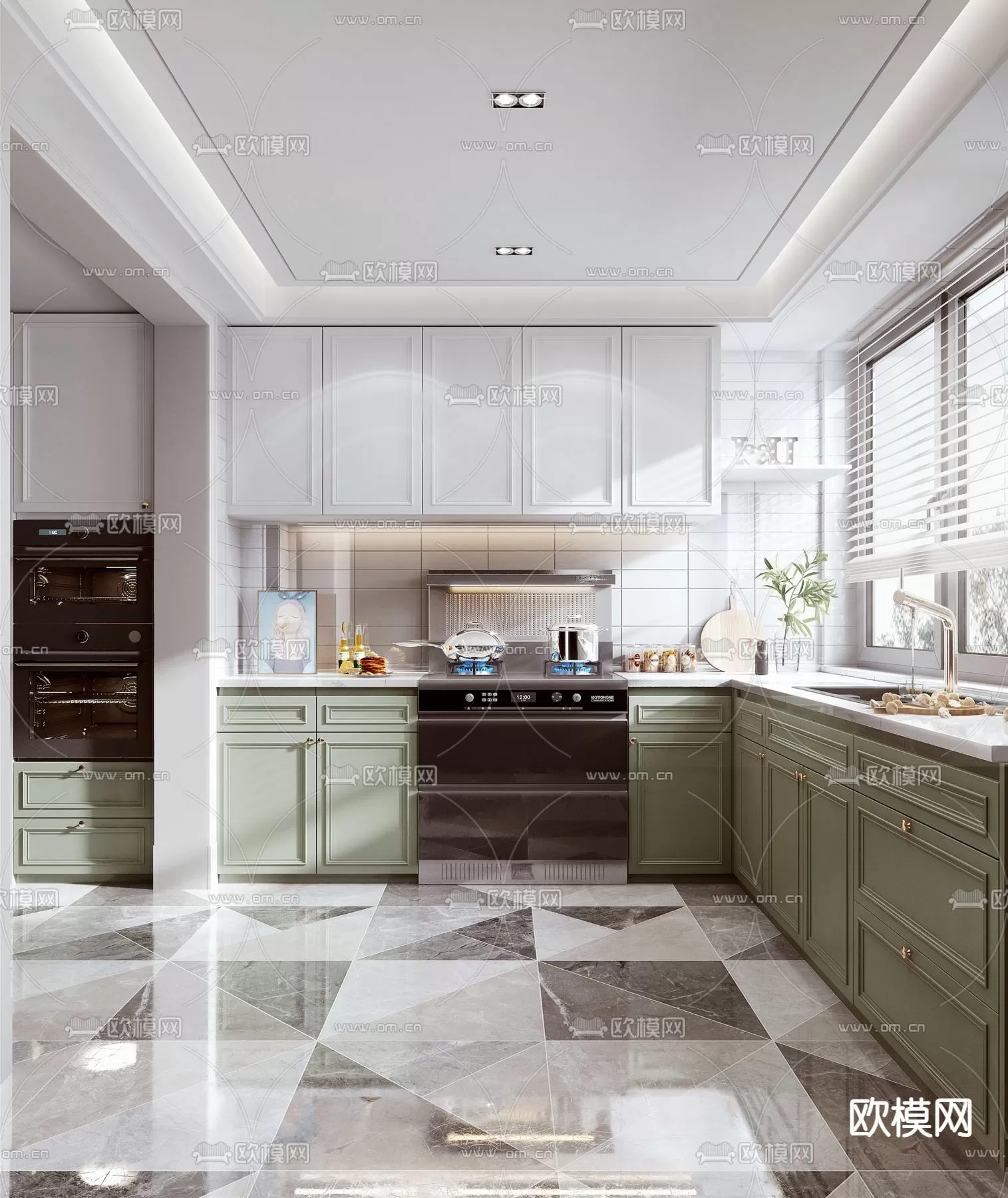 KITCHEN – 3D BLOCKS – 006 – PRO