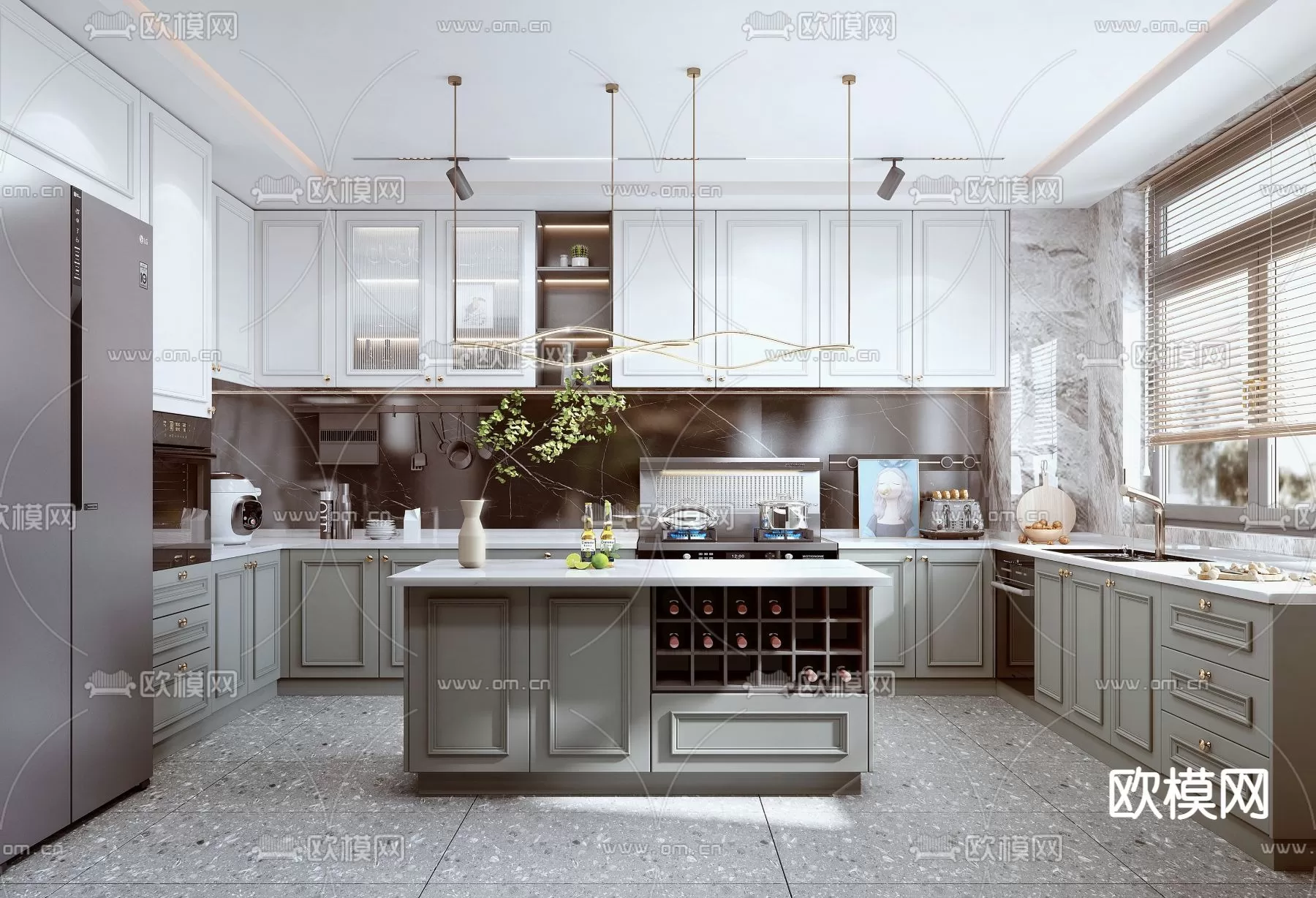 KITCHEN – 3D BLOCKS – 007 – PRO