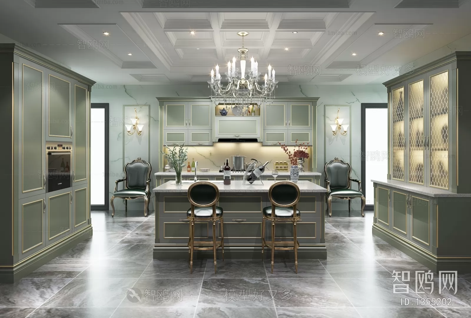 KITCHEN – 3D BLOCKS – 019 – PRO