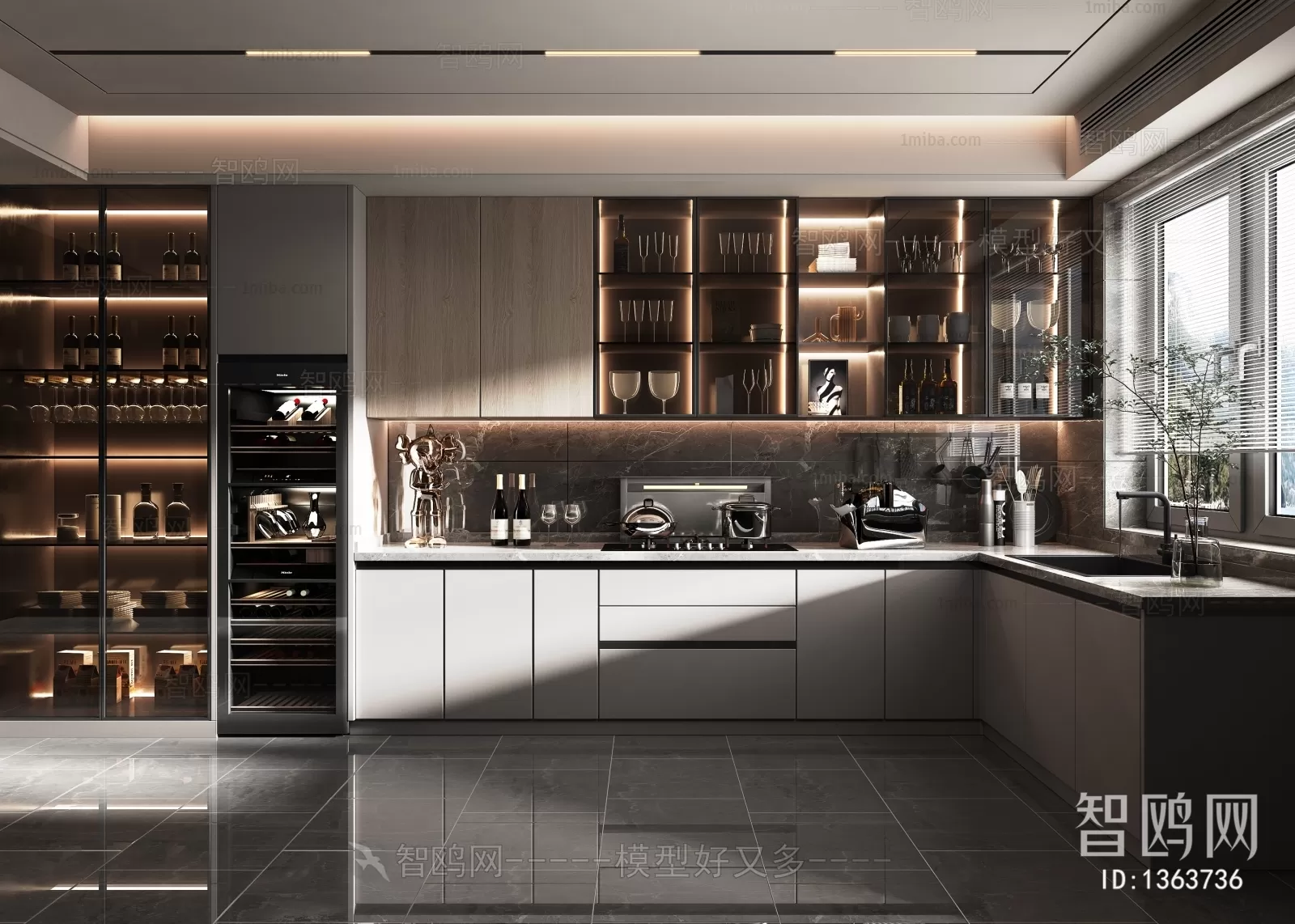 KITCHEN – 3D BLOCKS – 021 – PRO