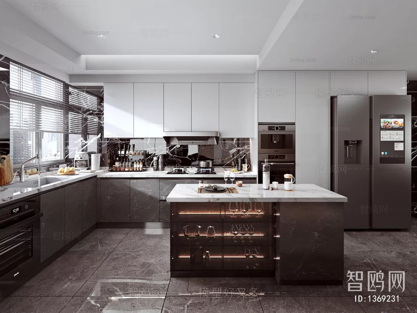 KITCHEN – 3D BLOCKS – 022 – PRO