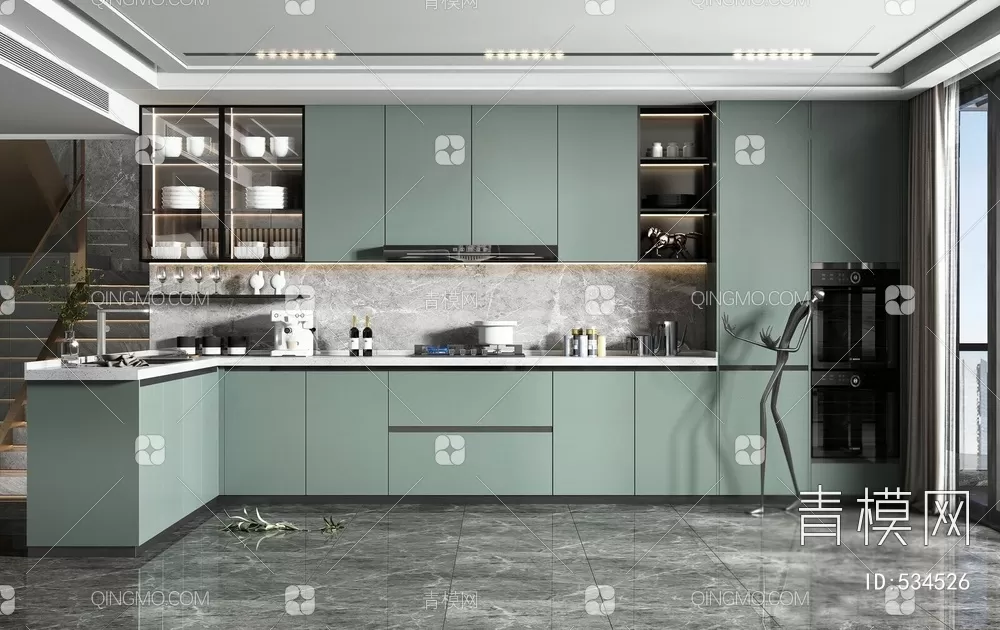 KITCHEN – 3D BLOCKS – 069 – PRO