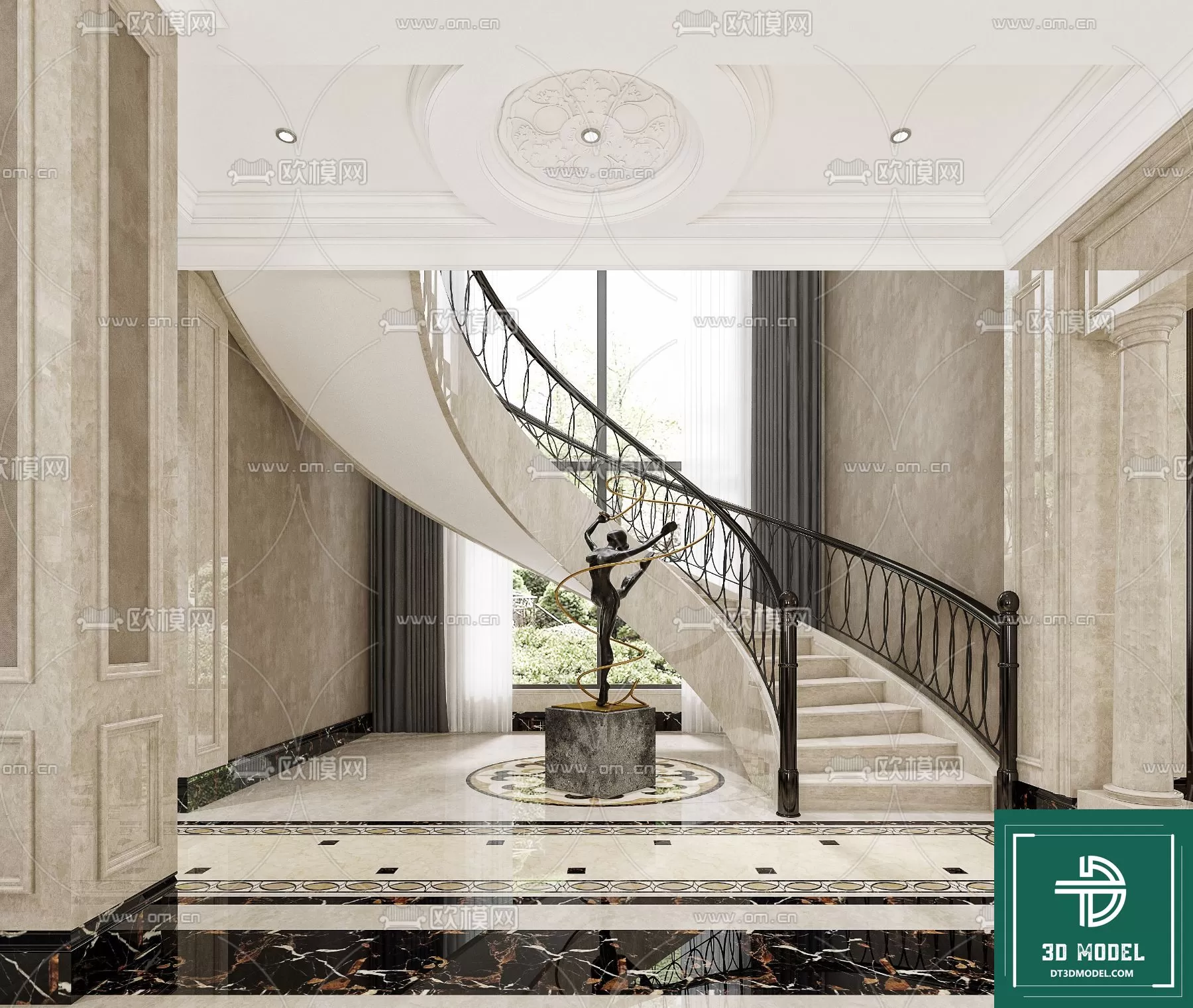 STAIR – 3DS MAX MODELS – 016 – PRO STAIR – 3DS MAX MODELS – 016 – PRO