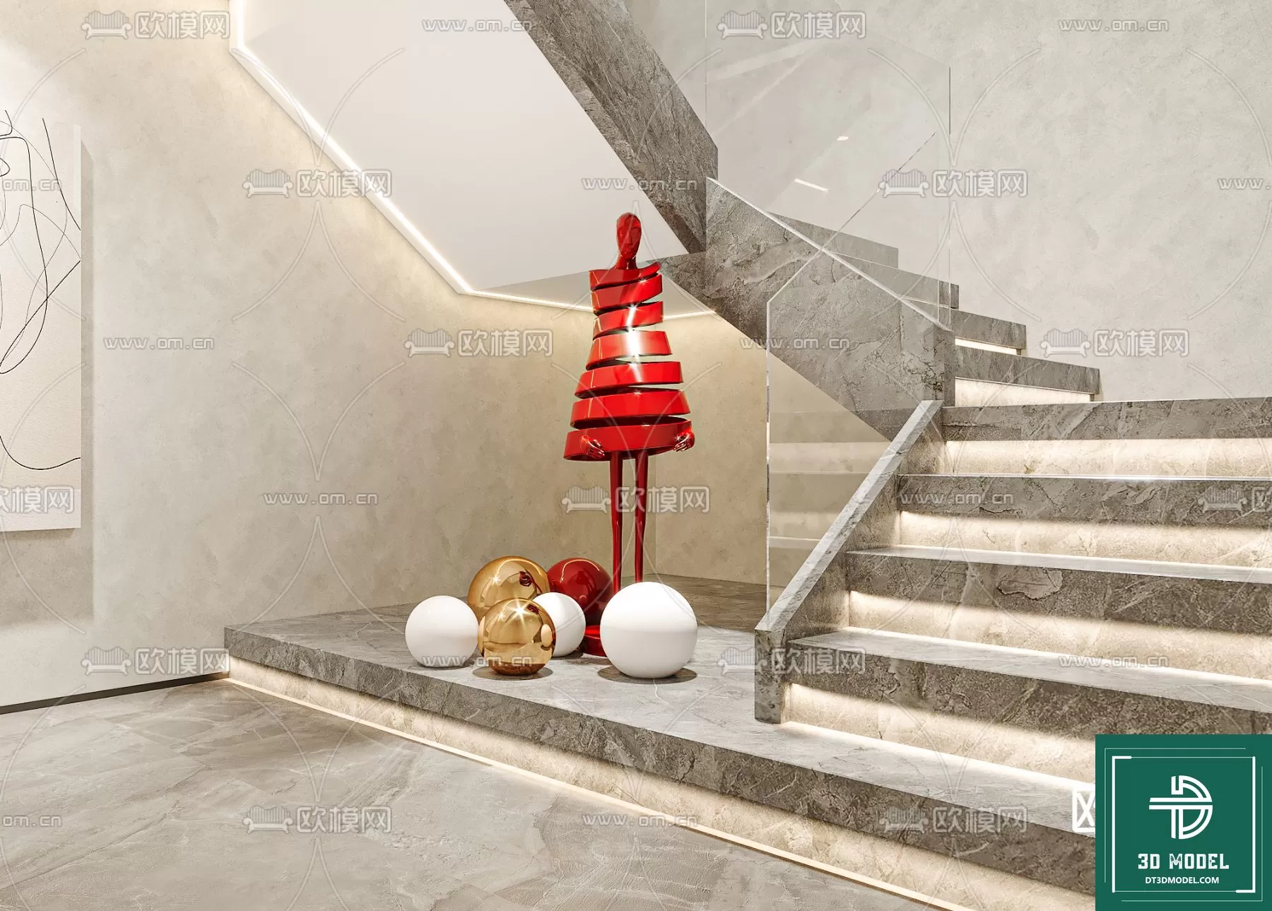 STAIR – 3DS MAX MODELS – 041 – PRO STAIR – 3DS MAX MODELS – 041 – PRO