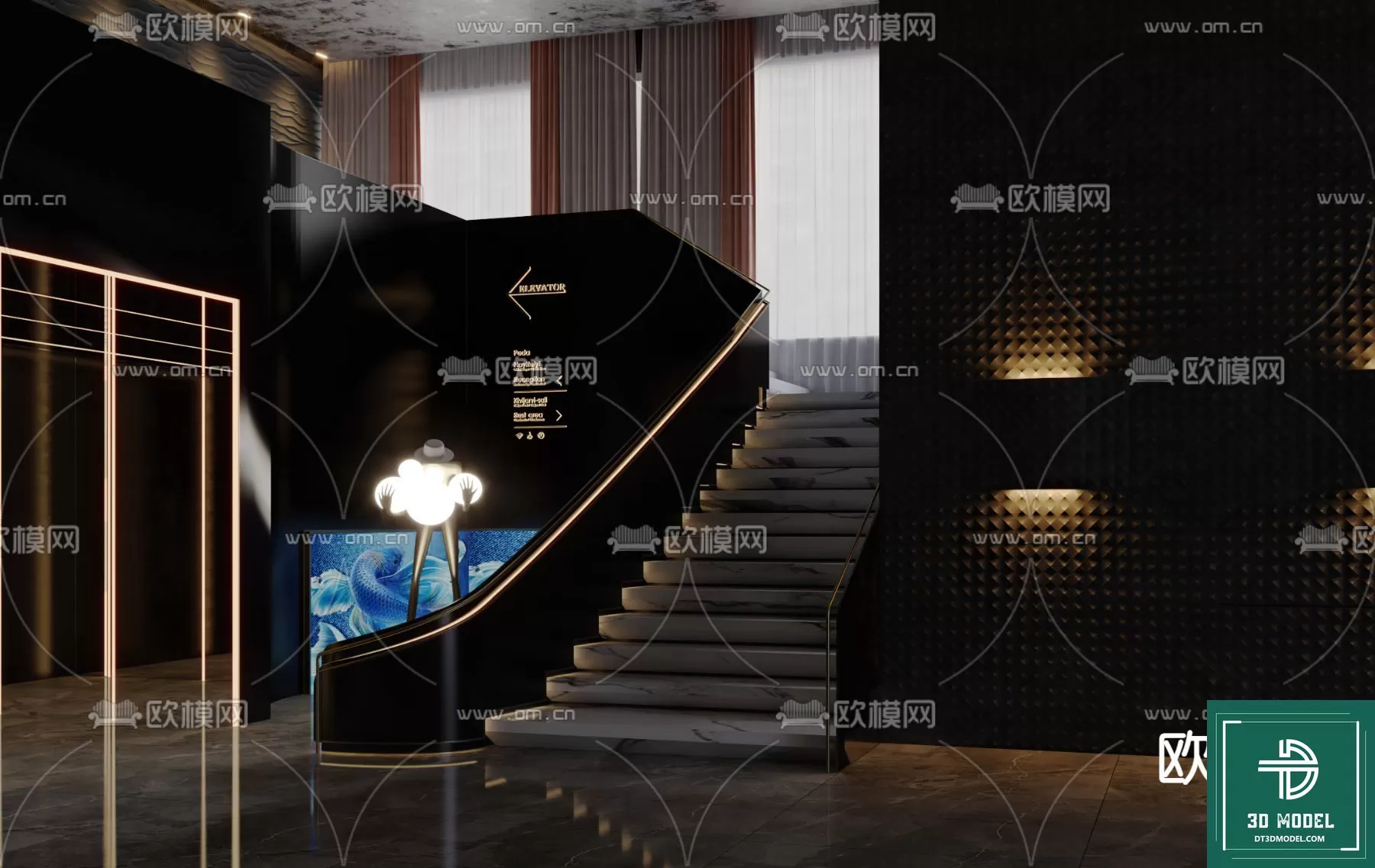 STAIR – 3DS MAX MODELS – 046 – PRO STAIR – 3DS MAX MODELS – 046 – PRO