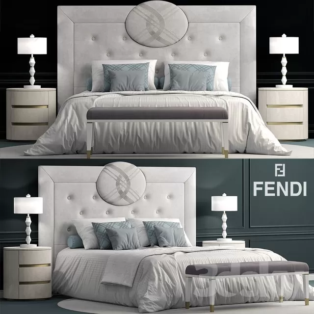 3DSKYMODEL – Bed – 2136