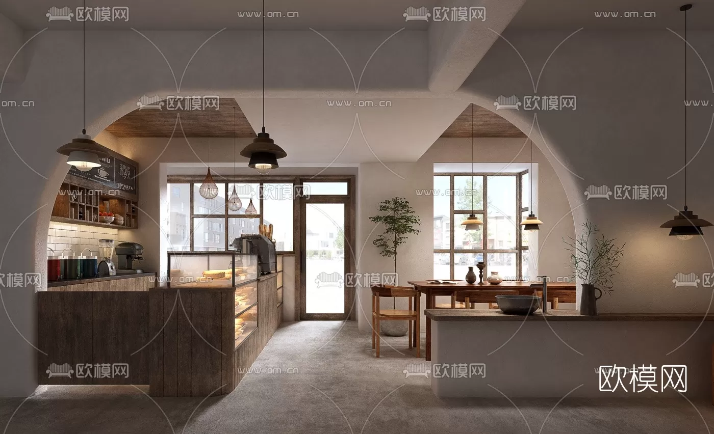 COFFEE SHOP 3D MODELS – 012 – PRO