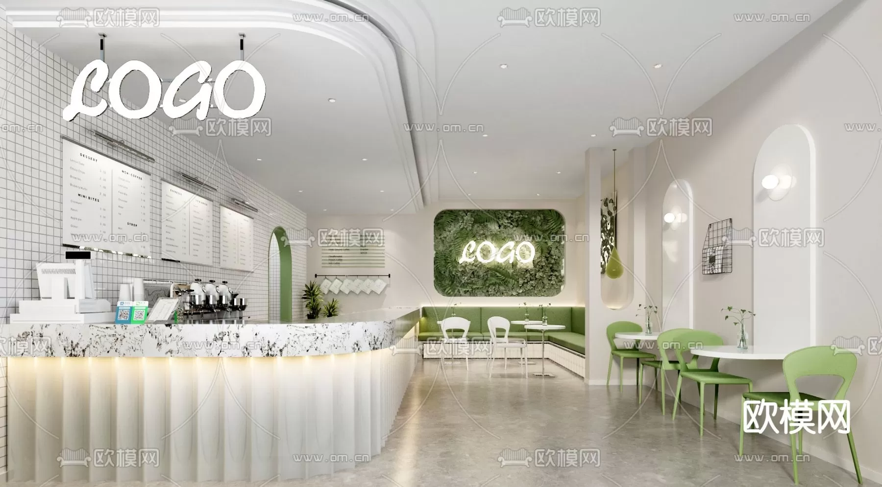 COFFEE SHOP 3D MODELS – 062 – PRO