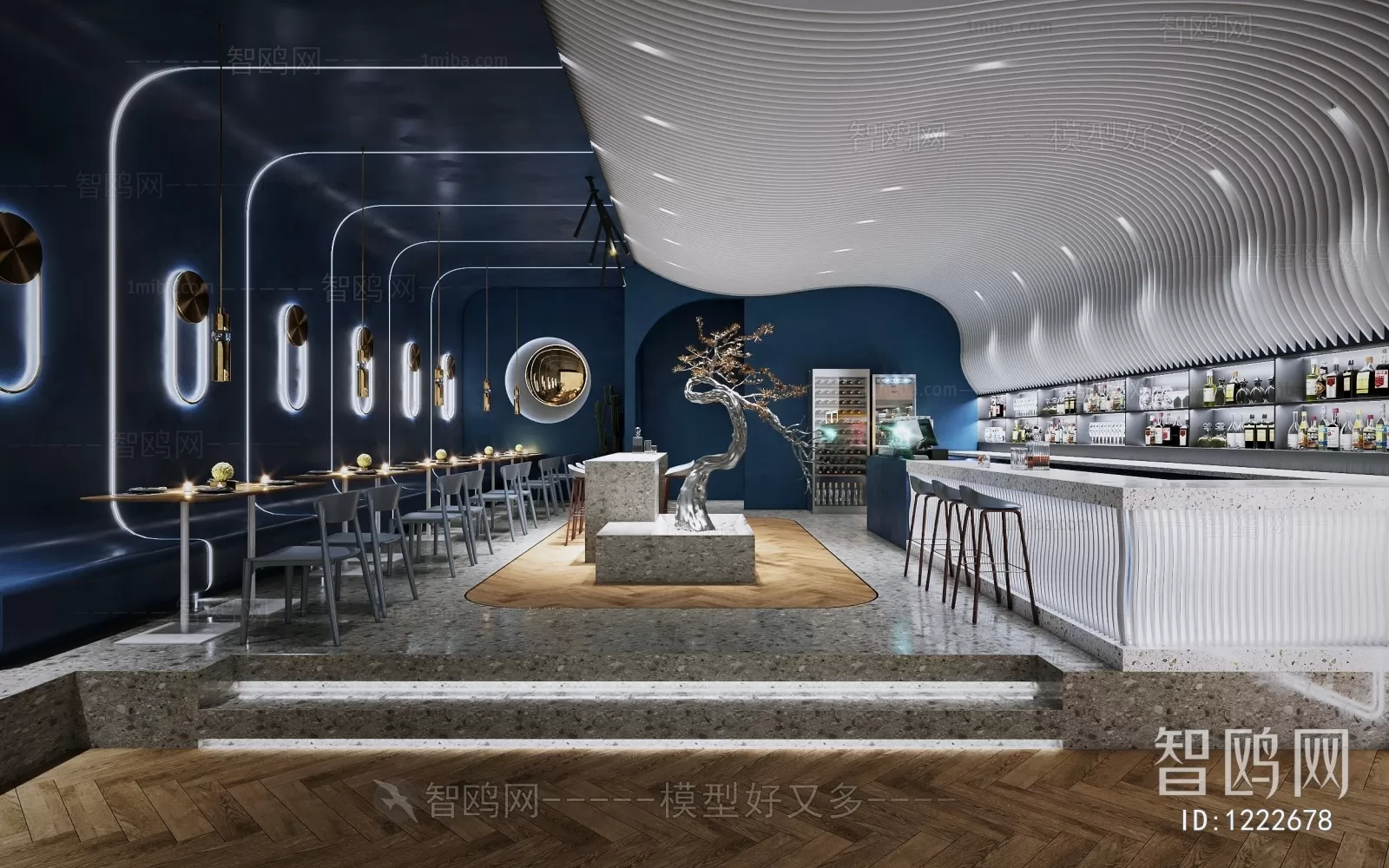 COFFEE SHOP 3D MODELS – 109 – PRO