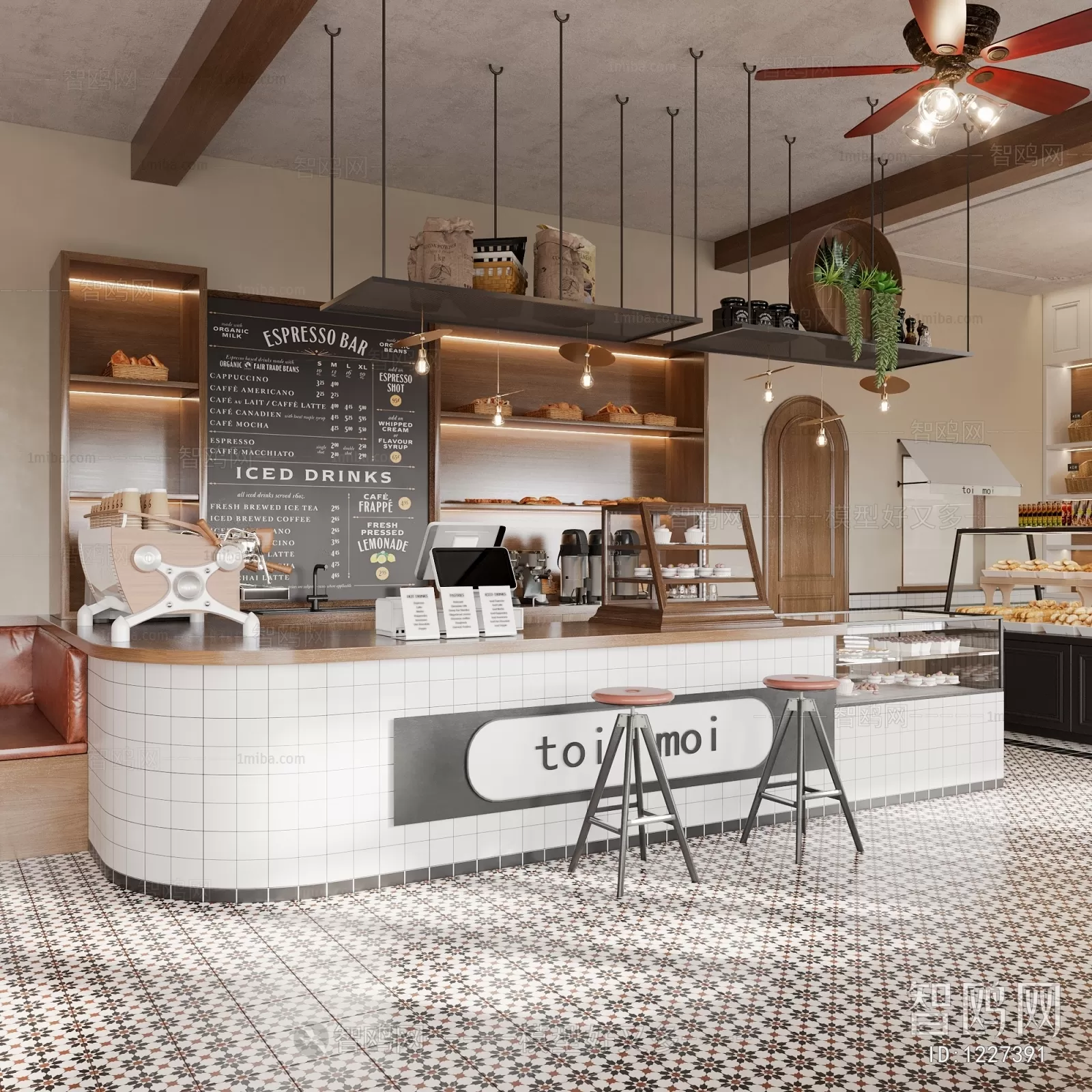 COFFEE SHOP 3D MODELS – 110 – PRO