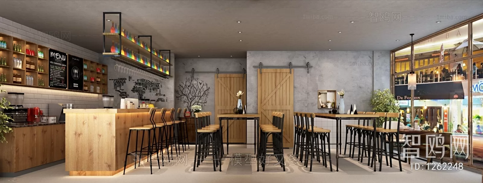 COFFEE SHOP 3D MODELS – 113 – PRO