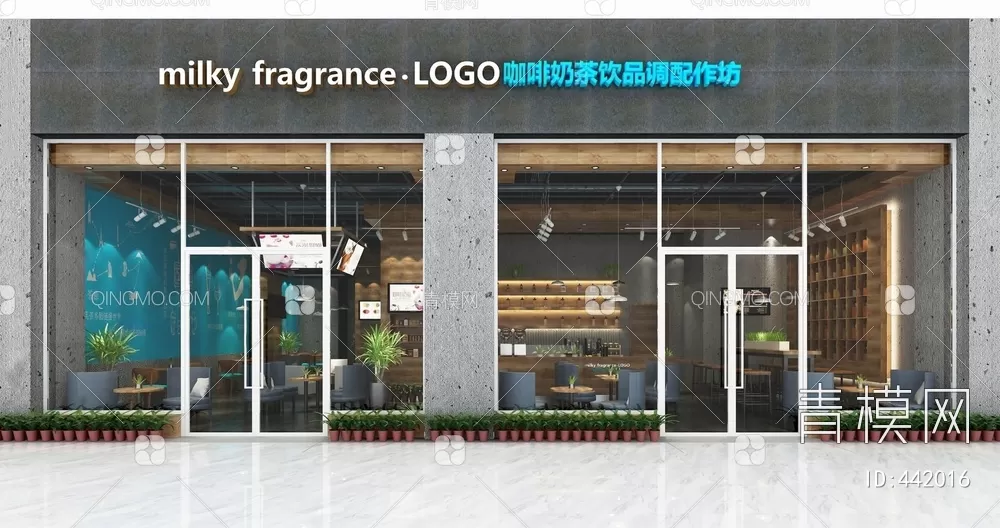 COFFEE SHOP 3D MODELS – 145 – PRO