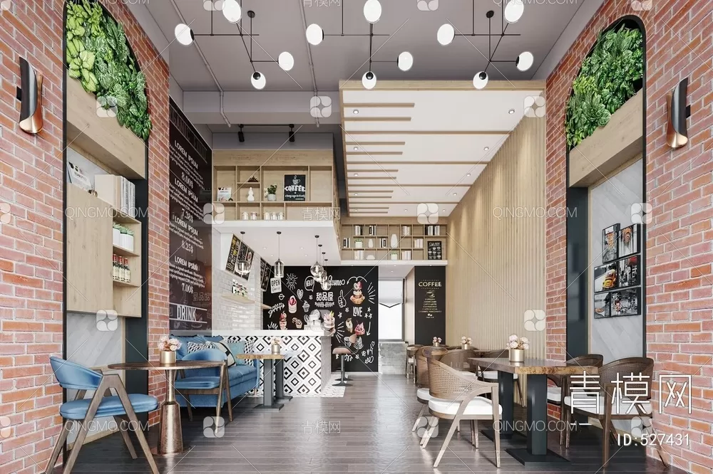 COFFEE SHOP 3D MODELS – 167 – PRO