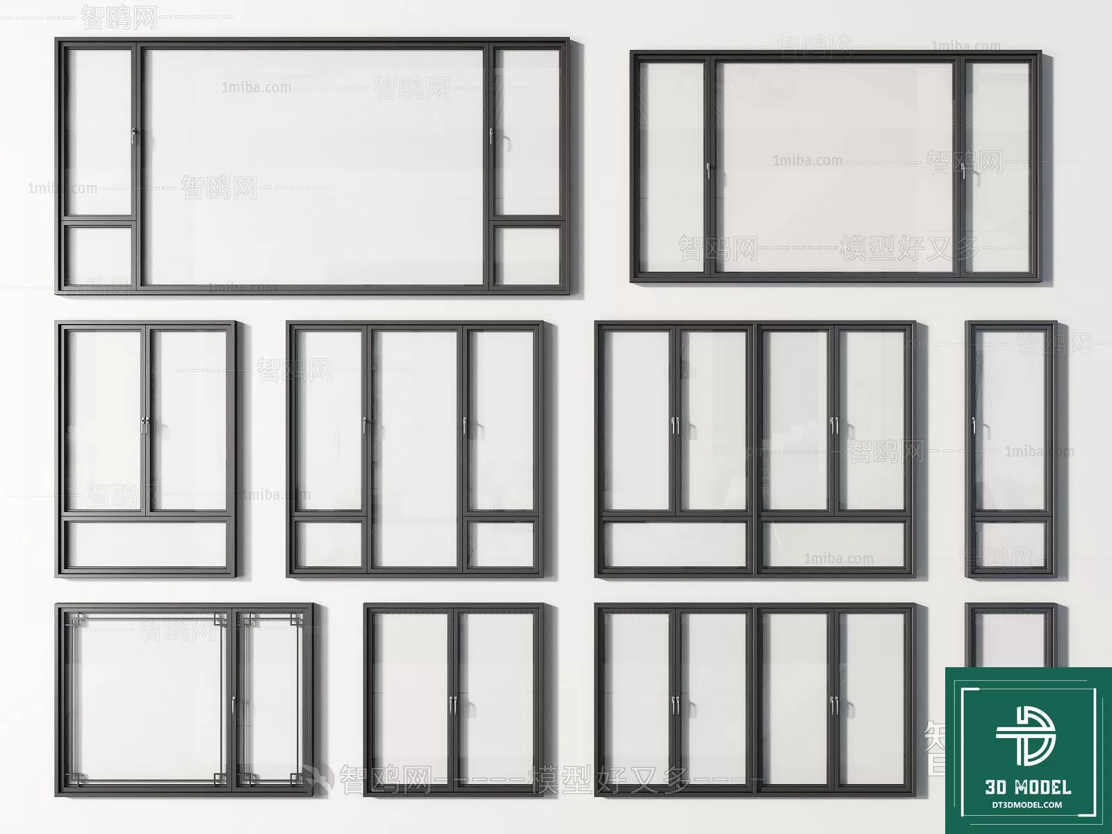 WINDOWS – DOORS – 3DSKYMODELS – 036 – PRO