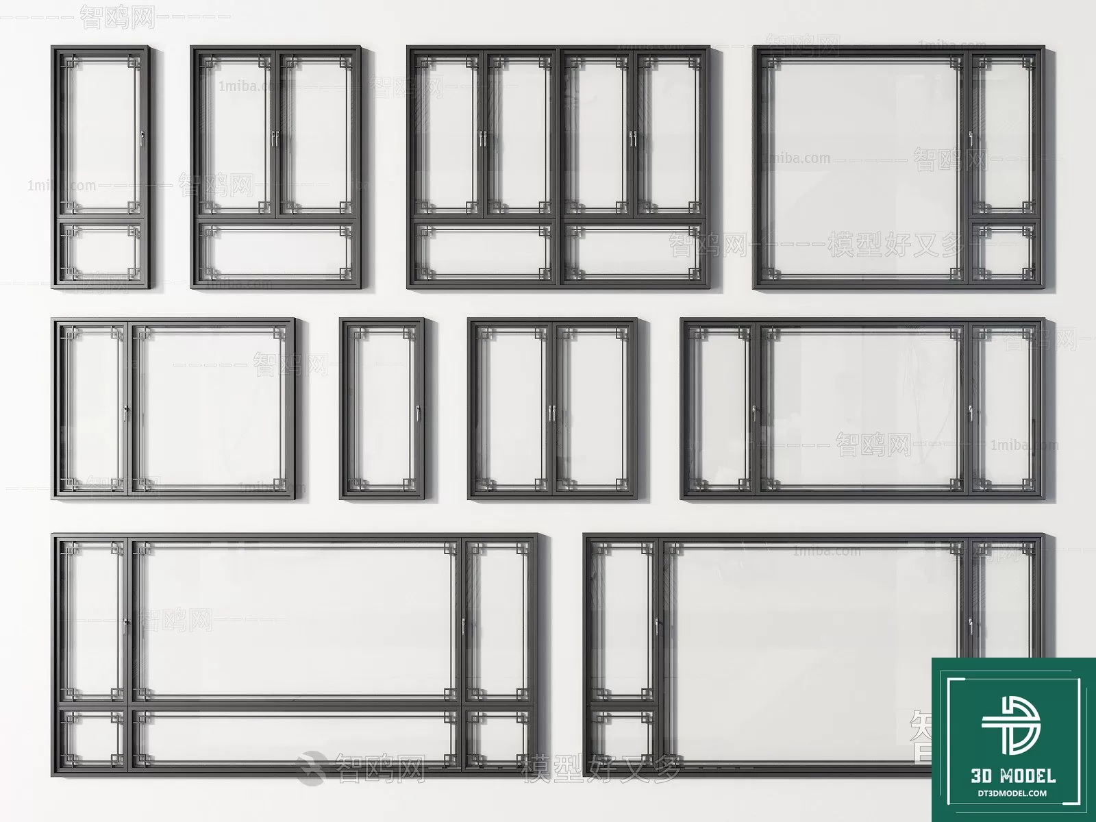 WINDOWS – DOORS – 3DSKYMODELS – 038 – PRO