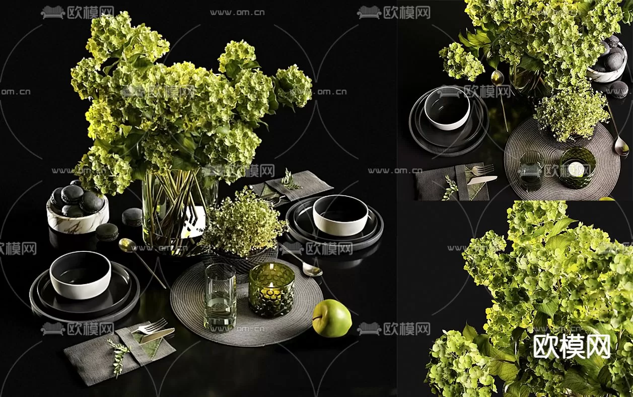 DECORATION SETS – 3D MODELS – 108 – PRO