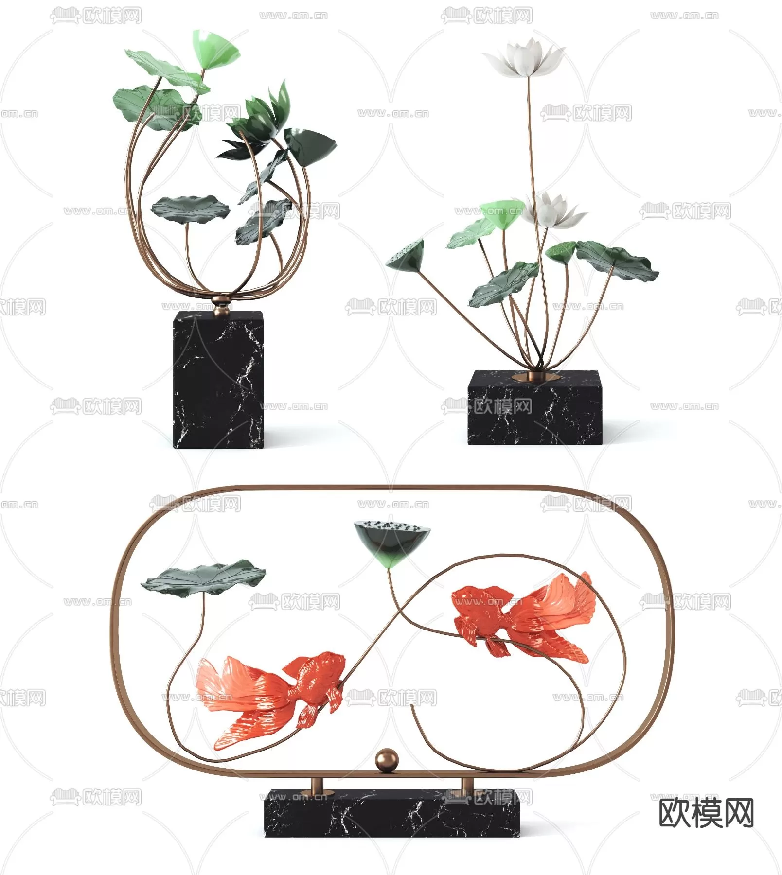 DECORATION SETS – 3D MODELS – 115 – PRO