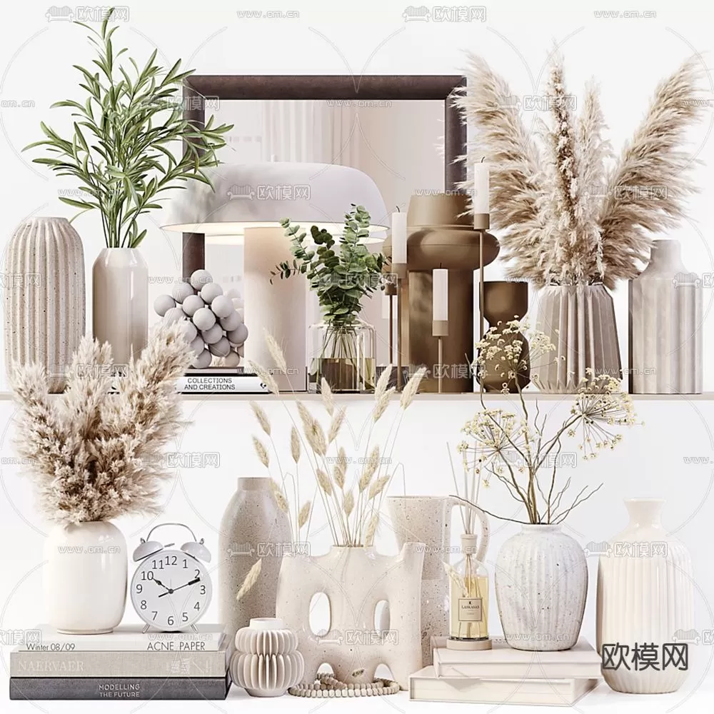 DECORATION SETS – 3D MODELS – 136 – PRO