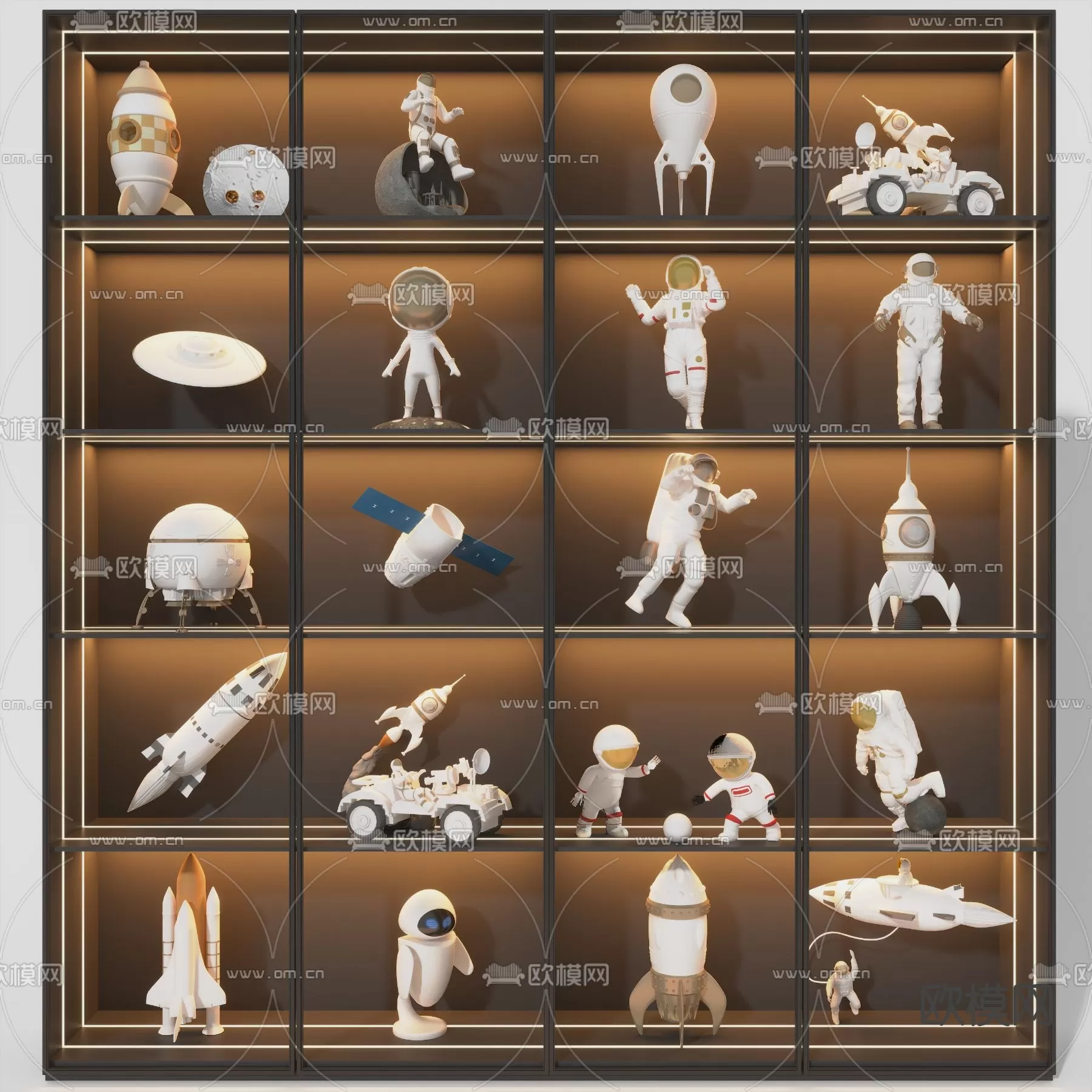DECORATION SETS – 3D MODELS – 148 – PRO