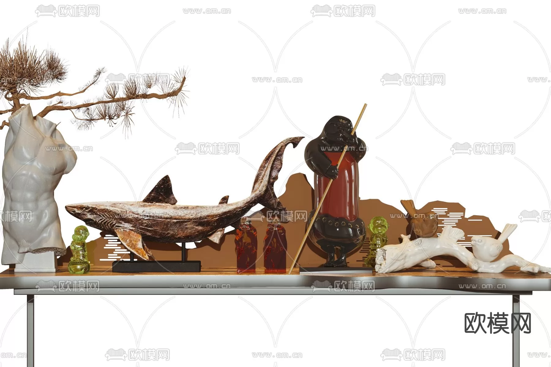 DECORATION SETS – 3D MODELS – 171 – PRO