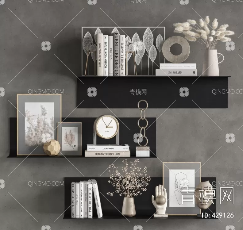 DECORATION SETS – 3D MODELS – 255 – PRO