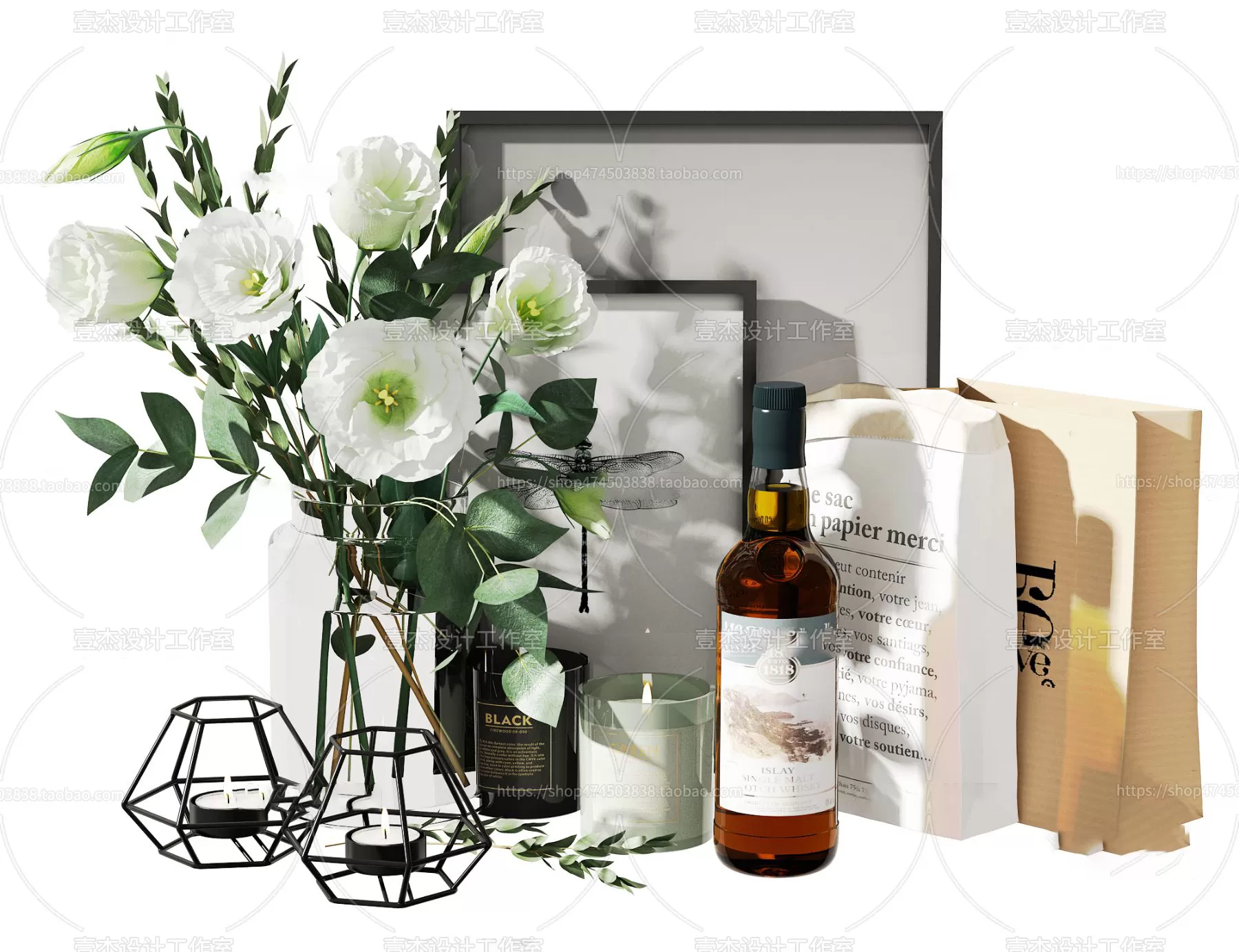 DECORATION SETS – 3D MODELS – 394 – PRO