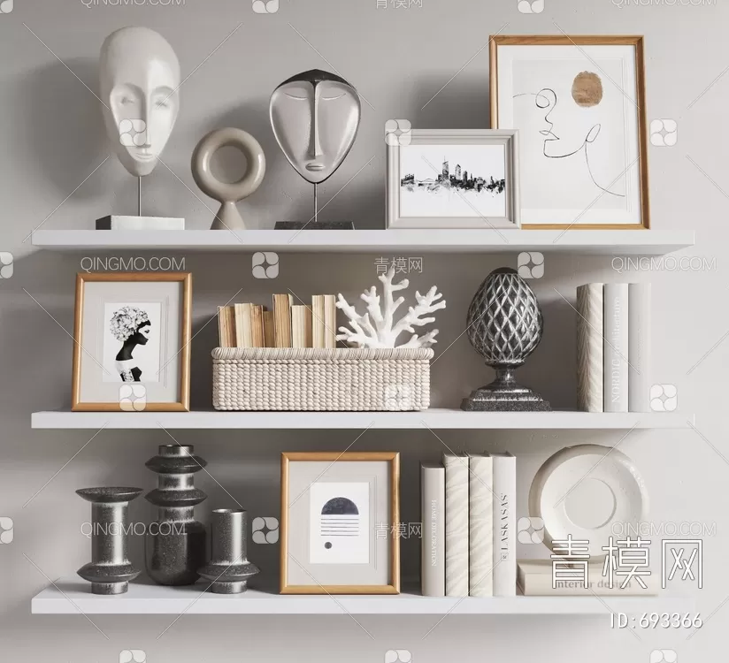 DECORATION SETS – 3D MODELS – 435 – PRO