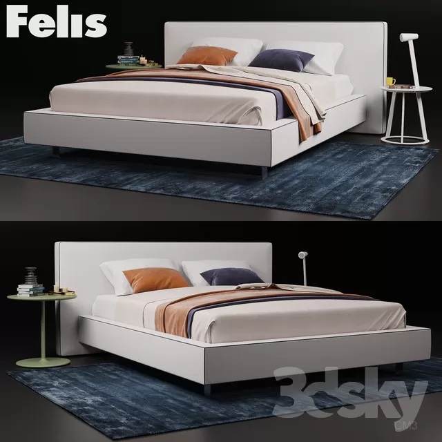3DSKYMODEL – Bed – 2172