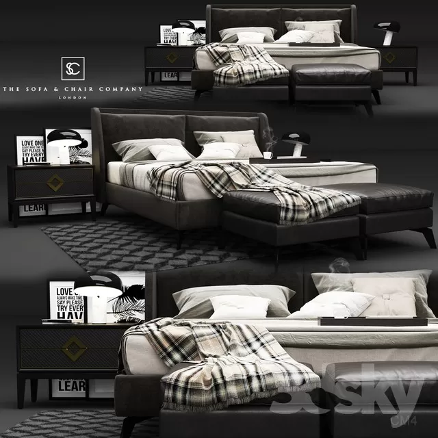 3DSKYMODEL – Bed – 2176