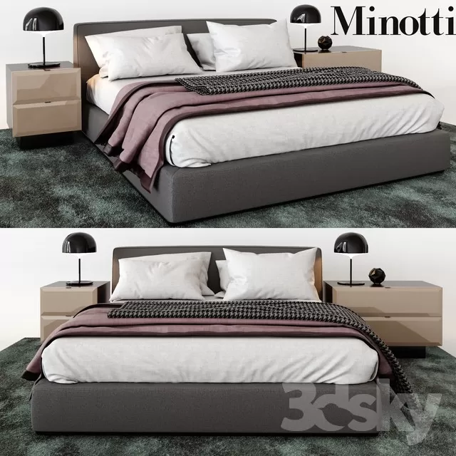 3DSKYMODEL – Bed – 2185