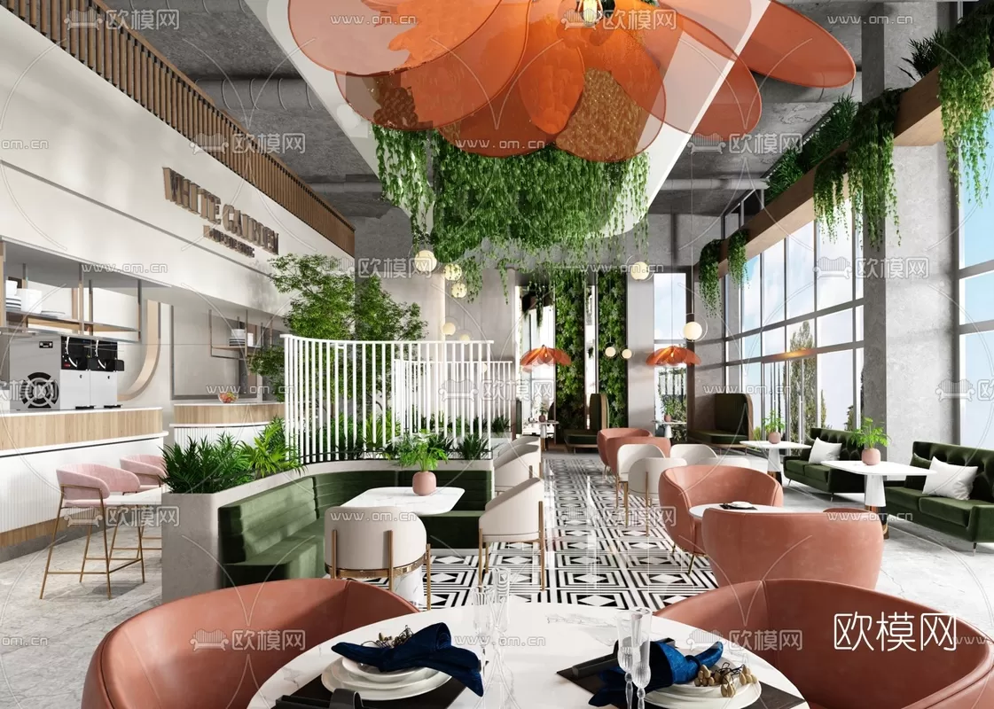 COFFEE SHOP 3D MODELS – 001 – PRO